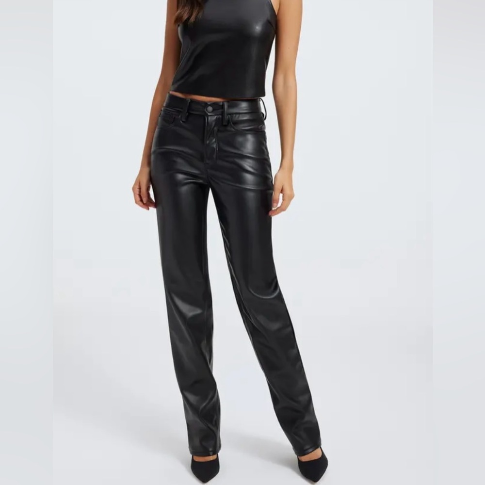 Good American leather trousers size 4/27